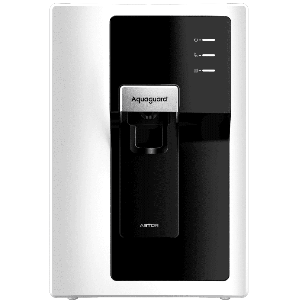 Aquaguard 6.2 Ltrs Astor Alkaline RO+UV+MTDS Water Purifier, White