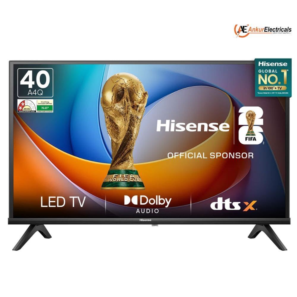 Hisense 40A4Q, 40 Inches Full HD Smart TV, Black
