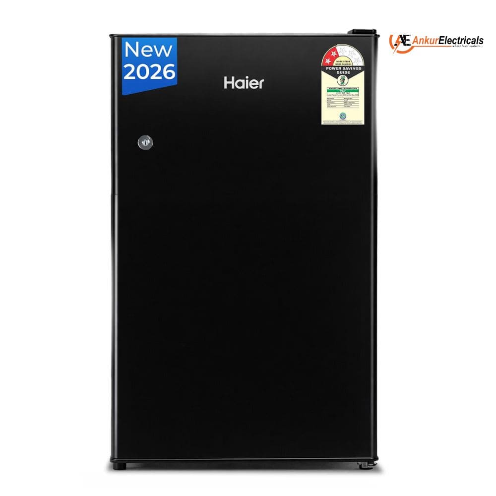 Haier 185 Ltrs, 1 Star Direct Cool Single Door Refrigerator (HRD 2061SCPA N,Coral Charm Glass)
