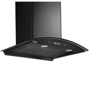 Glen 6061 MS BL BLDC, 60 cm 1200 m3/hr Auto Clean Wall Mounted Chimney, Filterless Technology (Black)