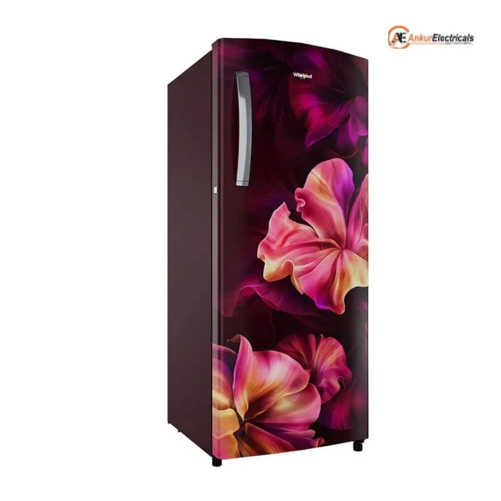 Whirlpool 192 Ltrs, 3 Star Inverter Direct Cool Single Door Refrigerator (215 IMPRO PRM 5S INV WINE Silk Y)