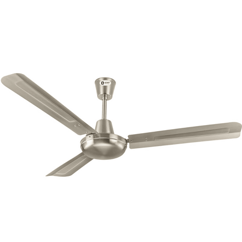 Orient Electric Quasar, 900 mm 3 Blade Electroplated Decorative Ceiling Fan (Brushed Copper)