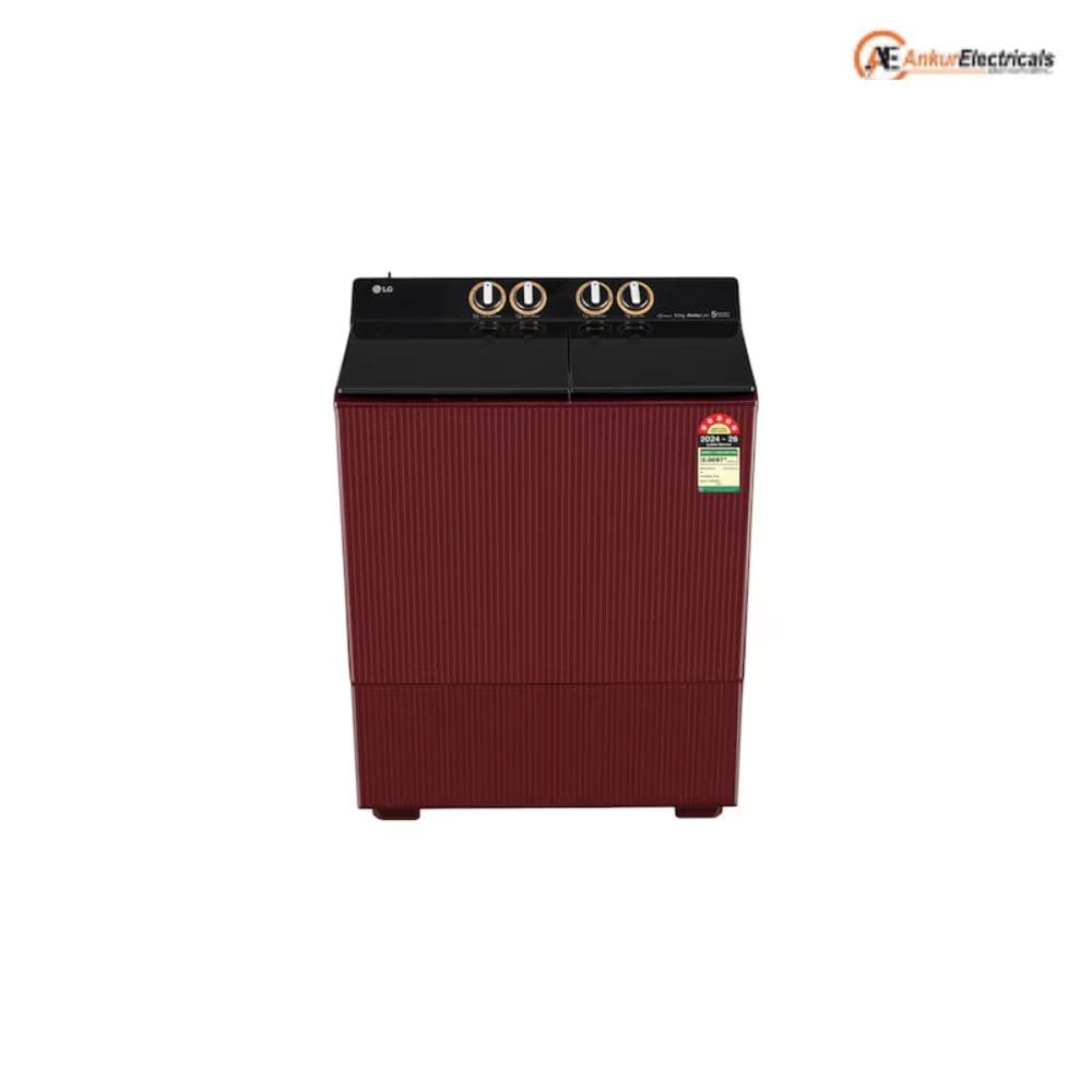 LG 9 Kg 5 Star Semi-Automatic Top Load Washing Machine (PX900H7SD4Z,Burgundy)