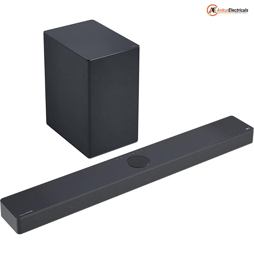 LG 400 Watts Wireless Dolby Atmos Triple Up-Firing with Subwoofer Soundbar (SC9S.DINDLLK, 5.1 1Channel)