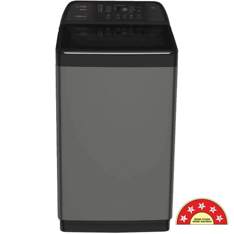 Lloyd 8 Kg 5 Star Fully-Automatic Top Load Washing machine (GLWT805EHPMB,Black)