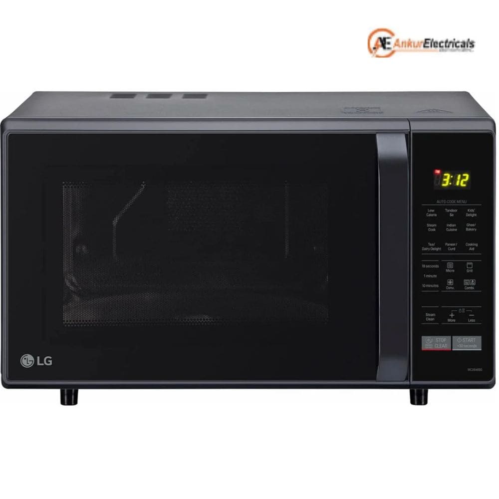 LG 28 Ltrs Stainless Steel Cavity Convection Microwave Oven All in One (MC2846BG,Black)
