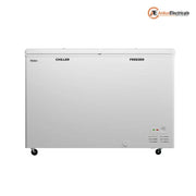 Haier HFC-550CPW, 550 Ltrs Double Door Hard Top Convertible Deep Freezer, White