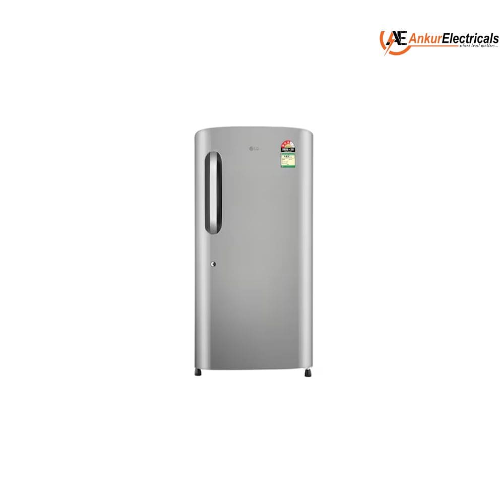 LG 210 Ltrs, 3 Star Single Door Refrigerator (GLD2236YAPZ, Shiny Steel)