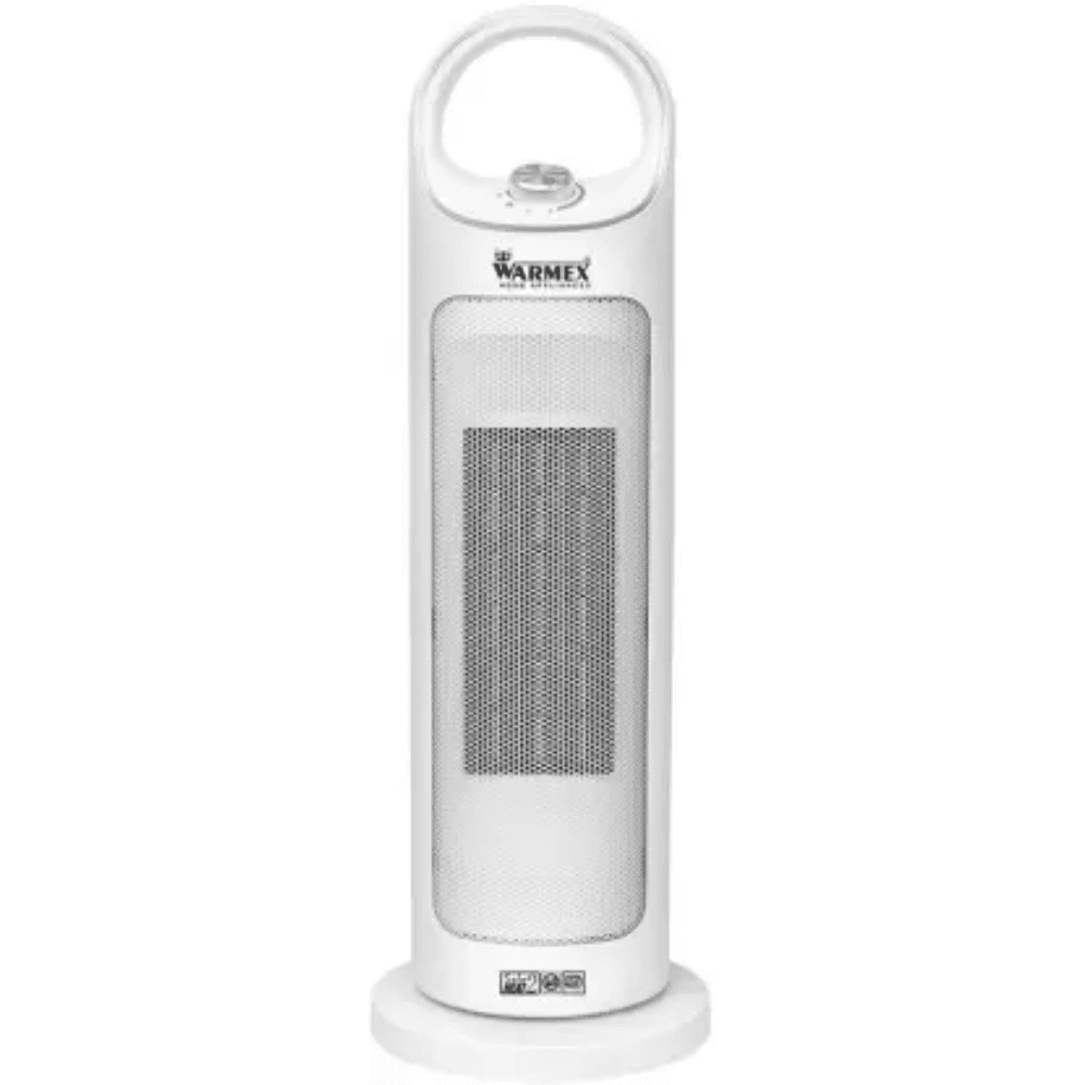 Warmex 2000 Watts Electric Table Top Fan Room Heater, FERVOUR White