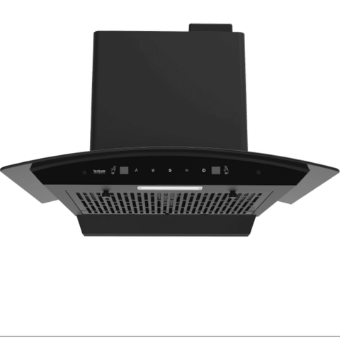 Hindware HOOD 60 VIVIANA BLDC, 60 cm 1450 m3/hr Auto Clean Wall Mounted Chimney, Filterless Technology (Black)