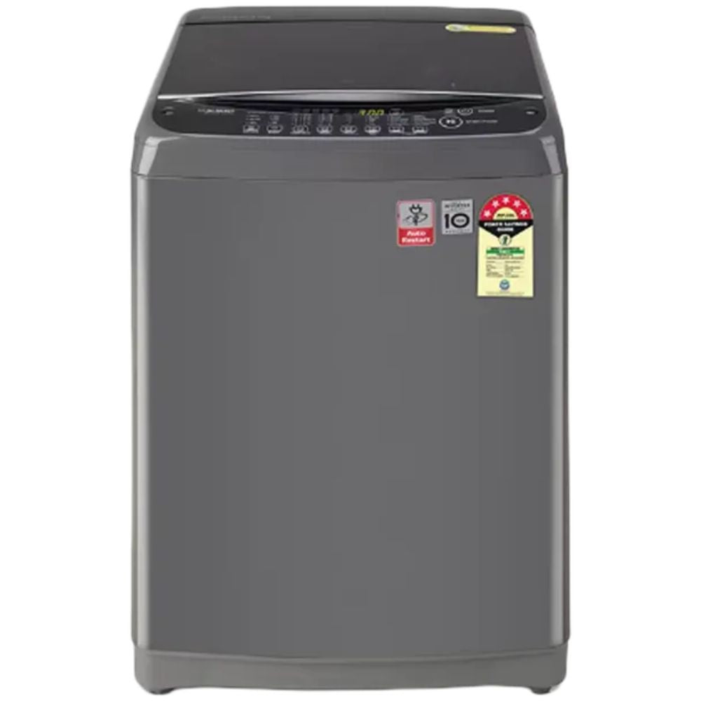 LG T90AJPB1Z, 9 Kg 5 Star Fully-Automatic Top Load Washing Machine (Middle Black, Smart Inverter)