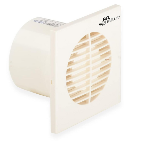 Luminous Vento Axial, 150mm Noiseless Guard Air Exhaust Fan, Anti-Rust Body Suitable for Kitchen Bathroom (Off-White)