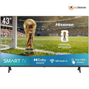 Hisense 43E4S, 43 Inches Full HD Smart TV, Black