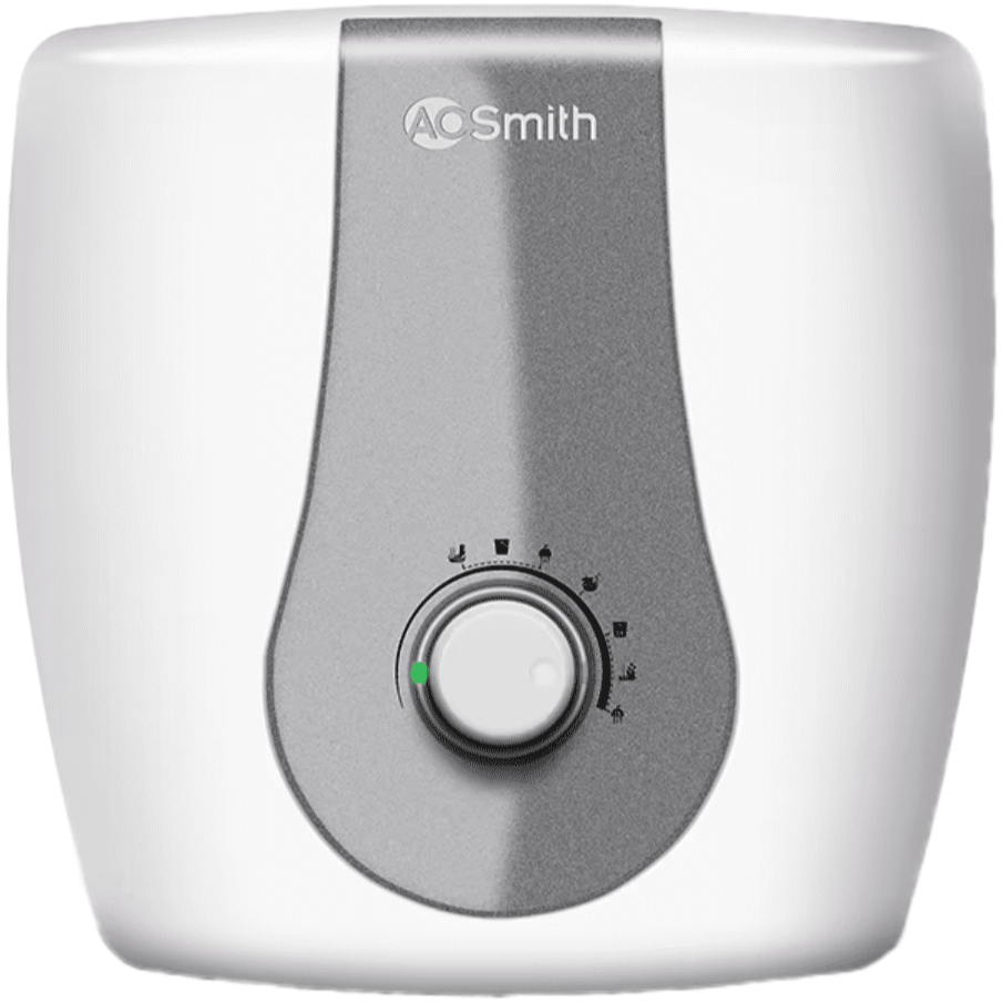 AO Smith 10 Ltrs Vertical Storage Water Heater Geyser (finesse10,White)