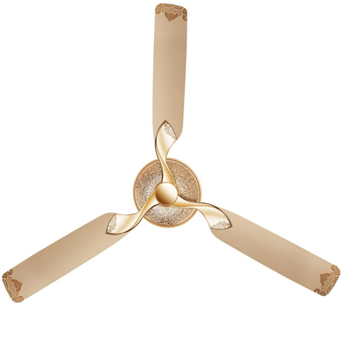 Luminous Jaipur Mahal, 1320mm 3 Blads Designer Ceiling Fans