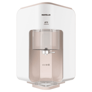 Havells Pro Alkaline, 7 Ltrs Storage RO+UV Wall Mountable Water Purifier, White & Beige