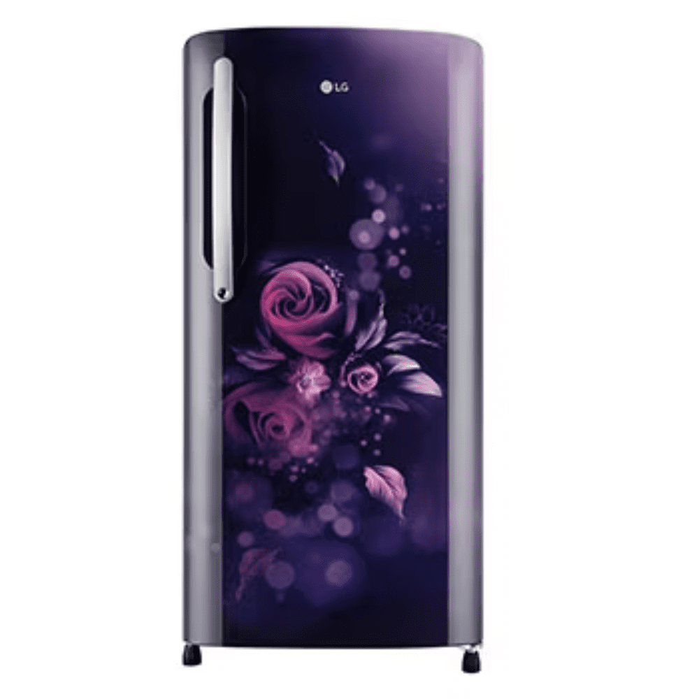 LG 204 Ltrs 3 Star Direct Cool Single Door Refrigerator (GL-B211HBED, Purple)