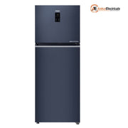 Haier 328 Ltrs, 2 Star Frost Free Double Door Frost Free Top Mount Refrigerator (HRF 3782BLGKA P, Graphite Black)