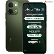 Vivo T5x 5G 8/256G, Powerful 5G with Camera Control Android Phone (Available in Multi Colour)