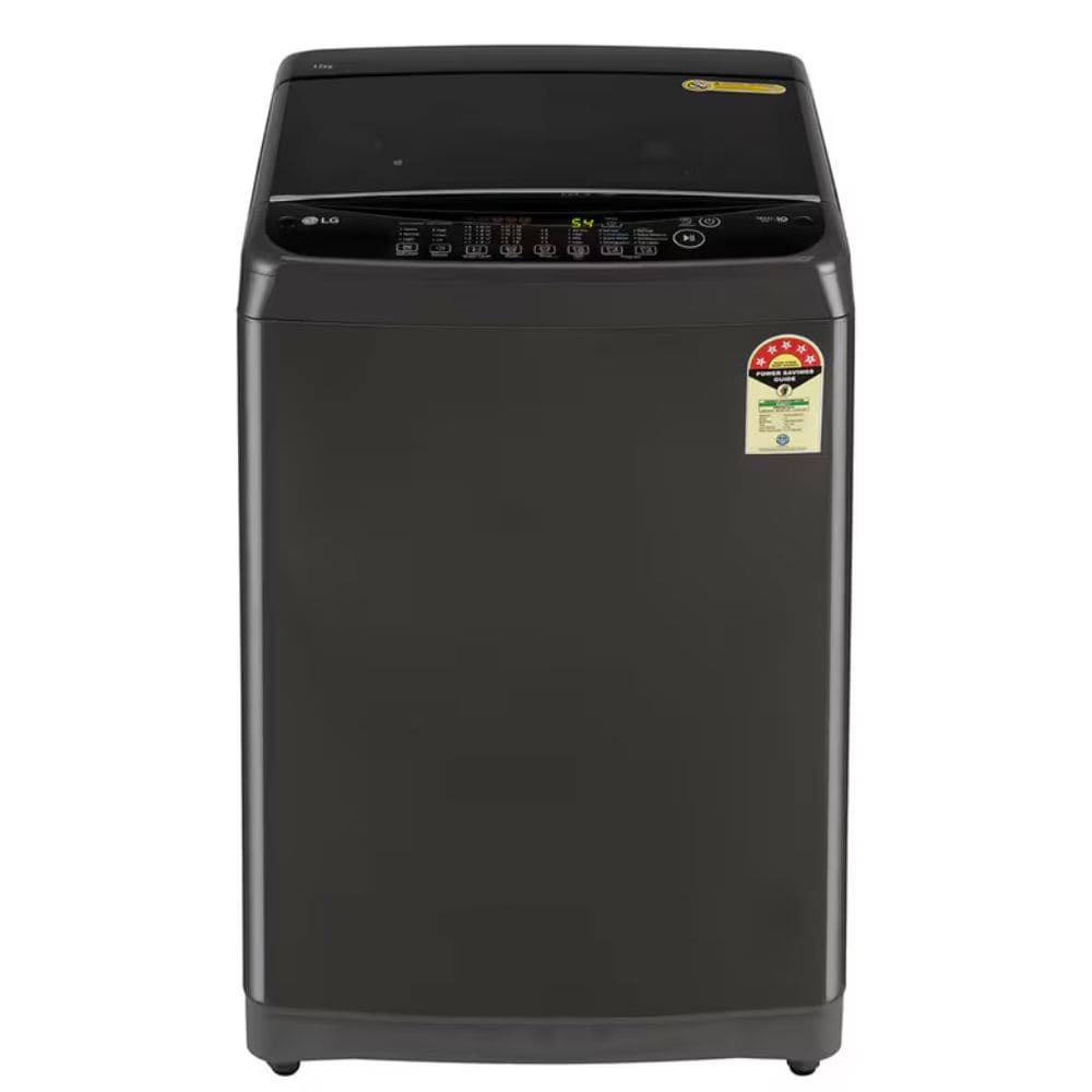 LG 12 Kg 5 Star Fully-Automatic Top Load Washing machine (T12SJMB1Z, Black)