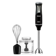 Inalsa Robot Inox, 1000 Watts Stainless Steel Stem Hand Blender (Black and white)