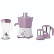 Philips HL7581/00, 600 Watt 3 Jars Juicer Mixer Grinder (Pink & White)