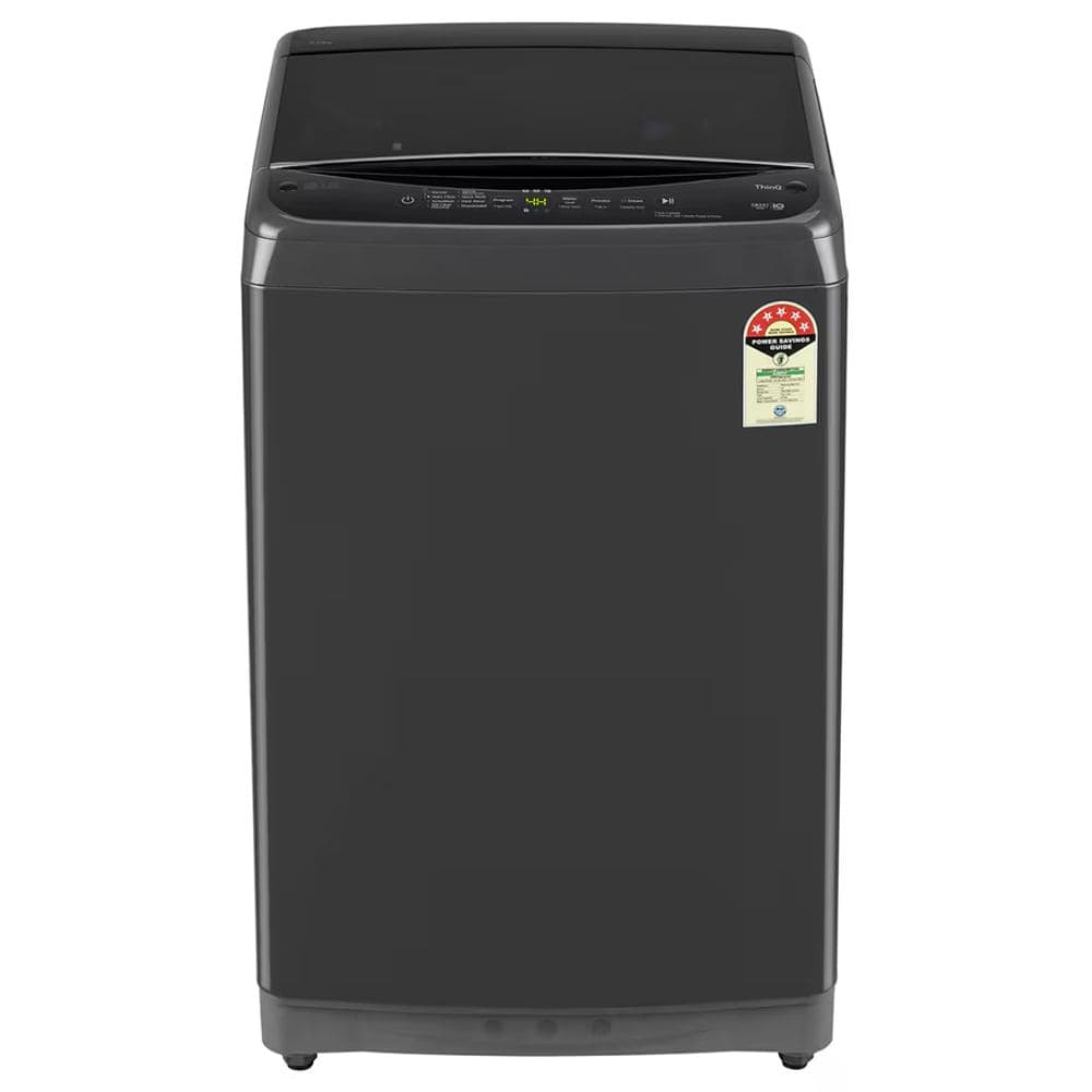 LG 9 Kg 5 Star Fully-Automatic Top Load Washing machine (T90V4MB1S, Middle Black)