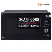LG 28 Ltrs Scan-To-Cook Charcoal Microwave Oven (MJEN326SFW,Black)
