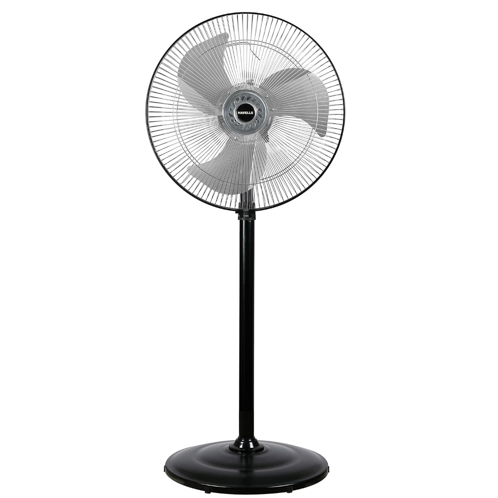 Havells V2 NEO BLK, 450mm Blads Corded Electric Pedestal Fan