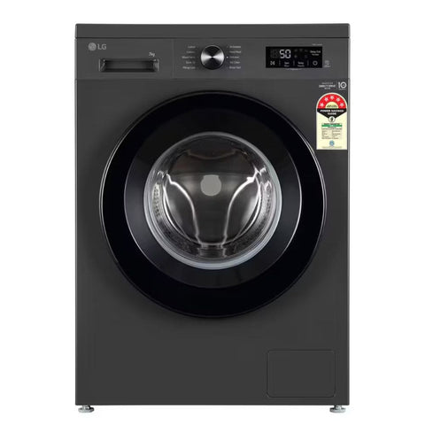 LG 7 Kg 5 Star Fully-Automatic Front Load Washing machine (FHB1207Z2M,Black)