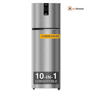 Whirlpool 308 Ltrs 2 Star Convertible Frost Free Double Door Refrigerator (IFPRO INV CNV 355, Illusia Steel Y)