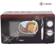 Haier 20 Ltrs Digital Display Solo Microwave Oven (HIL2002MFPH,Black)