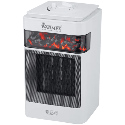 Warmex Bonfire Plus, 1500 Watts PTC Ceramic Fan Room Heater, White