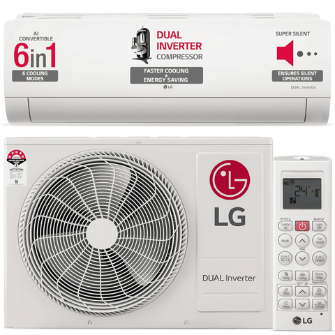 LG US-NQ19JNYE, 1.5 ton 4 Star Inverter Split Air Conditioner Copper