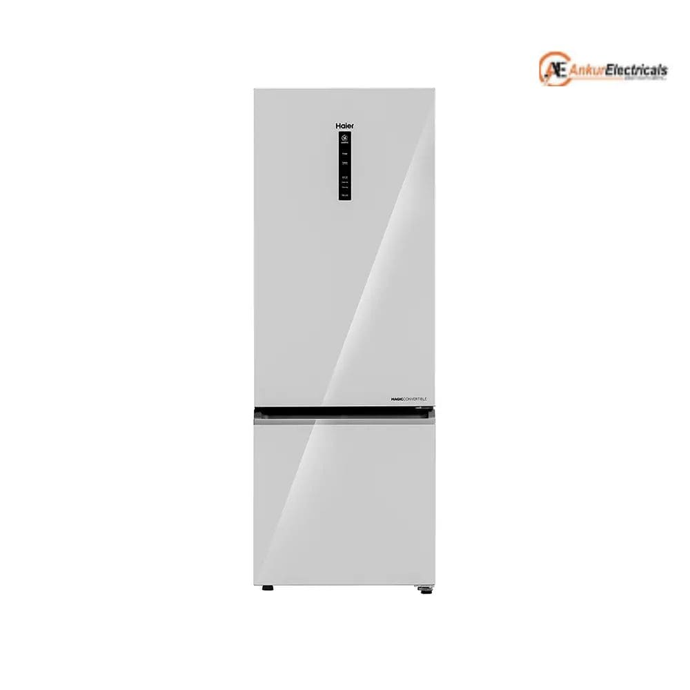 Haier 325L 2 Star Inverter Frost Free Double Door Refrigerator (HRB 3752PMGA P, Mirror Glass)