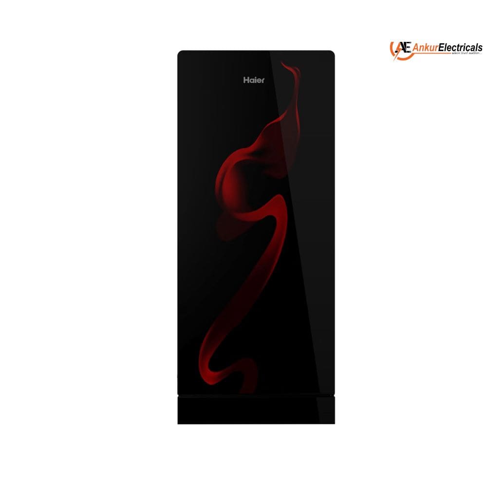 Haier 190 Ltrs, 3 Star Direct Cool Single Door Refrigerator (HRD 2103PSGA P, Nickel black)