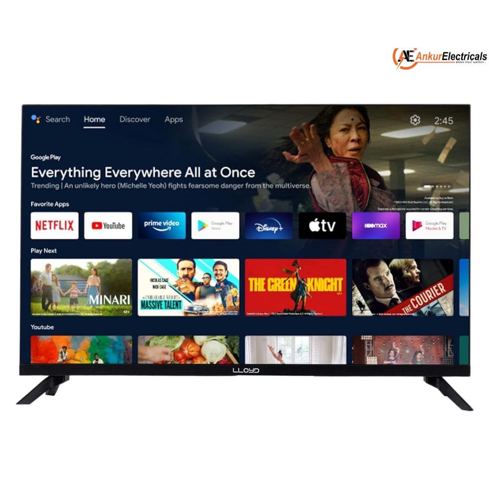 Lloyd 32HX600G, 32 Inches Full HD Smart TV, Black