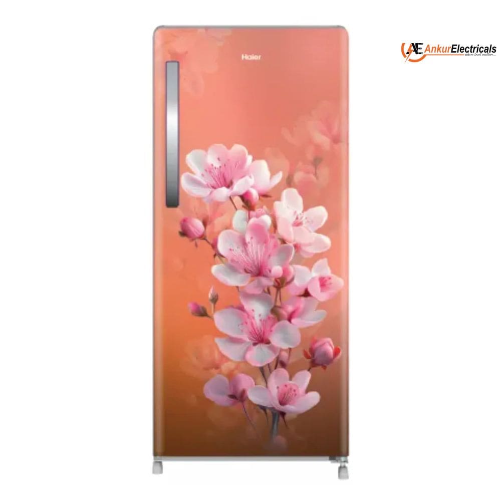Haier 190 Ltrs, 2 Star Direct Cool Single Door Refrigerator 2 Star Saffron Sienna (Cherry Blossom), HRD 2112CSSA N