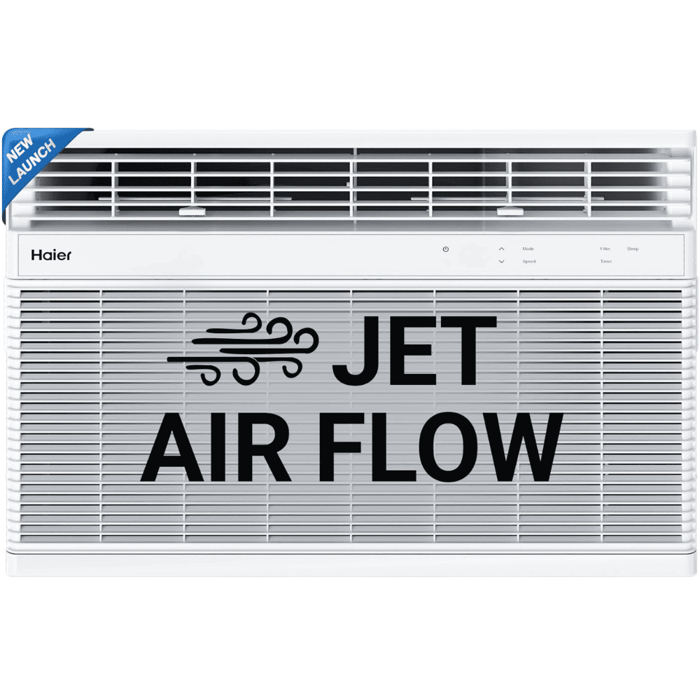 Haier 1.5 Ton 3 Star Fixed Speed Window Air Conditioner (HWU18TF-EW3BE-FS)