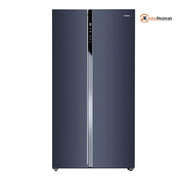 Haier 596 Ltrs, 3 Star Frost Free Dual Door Side by Side Refrigerator (HES 690GK, Graphite Black)