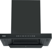 Hindware ALICIA NEO, 60 cm 1350 m3/hr Heat Auto Clean Wall Mounted Chimney, Motion Sensor with Filterless Technology (Black)