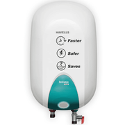 Havells 3 Ltrs Instant Water Heater Water Heater Geyser (INSTANIO PRIME3L 3KW HD, White)