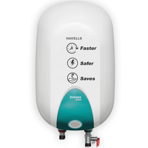 Havells 3 Ltrs Instant Water Heater Water Heater Geyser (INSTANIO PRIME3L 3KW HD, White)