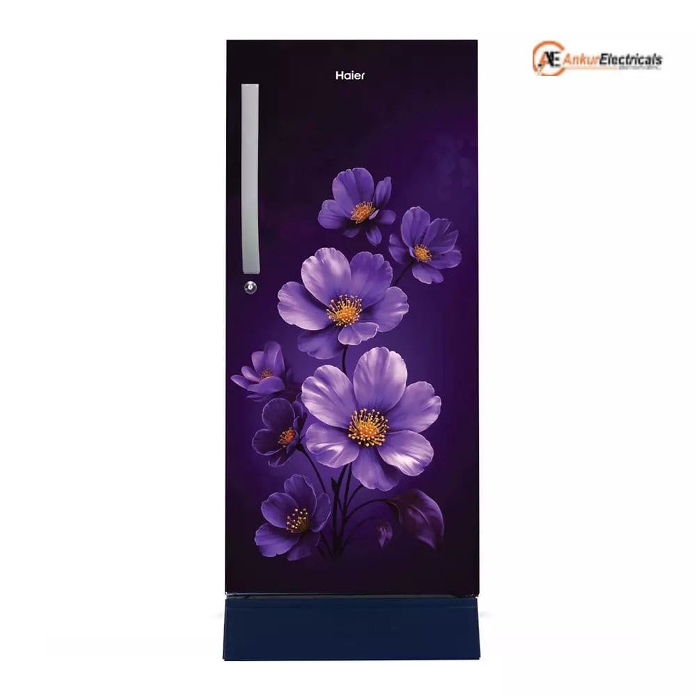 Haier 215 Ltrs, 3 Star Direct Cool Single Door Refrigerator (HRD 2353PPXA P, Purple Xseni)