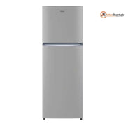Haier 240 Ltrs, 2 Star Frost Free Double Door Refrigerator (HRF 2902IEBSA P, Brushline Silver)
