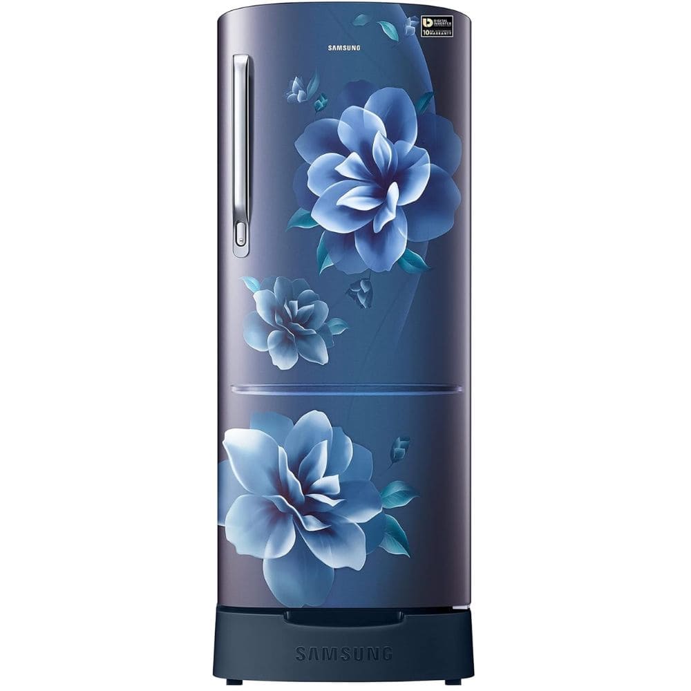 Samsung RR20C1823CU, 183 Ltrs Direct Cool Single Door Refrigerator, Camellia Blue