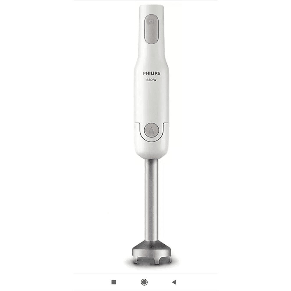 Philips HL1600/00, 650W Hand Blender, Compact Chopper Detachable Steel Rod (White)