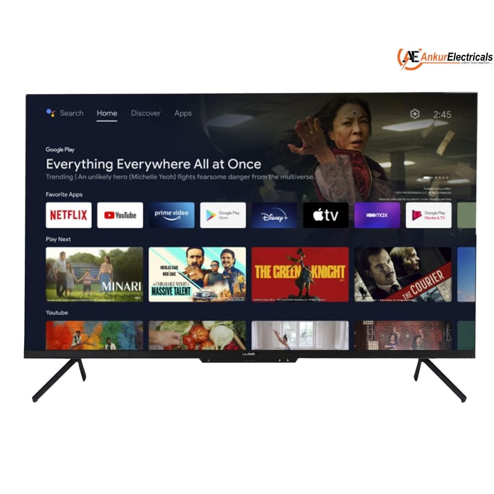 Lloyd 43FS411F, 43 Inches Full HD LED Smart TV, Black