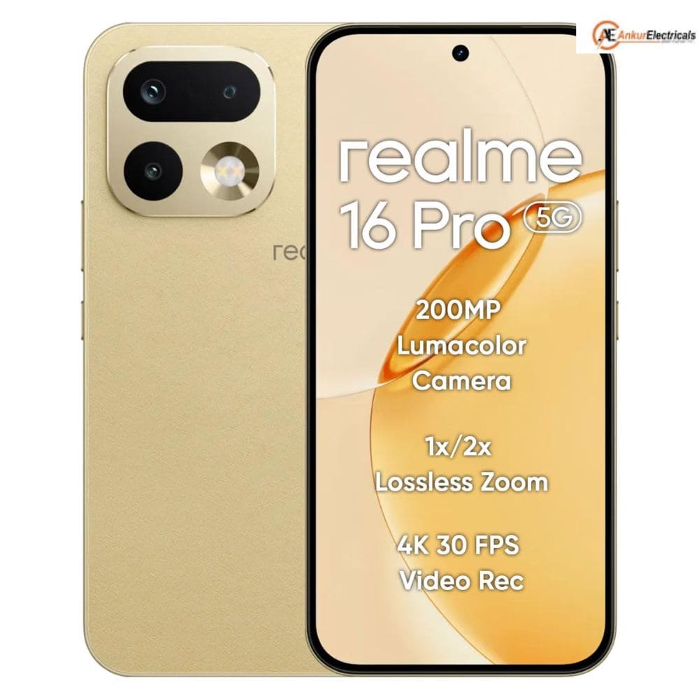 Realme 16 Pro 5g 8GB/256GB, Powerful 5G with Camera Control Android Phone (Multi Colour)