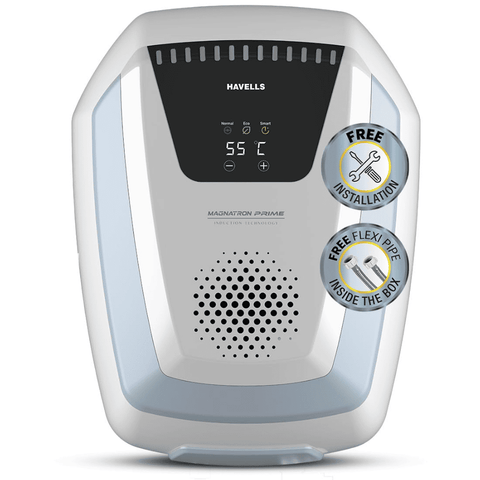 Havells 15 Ltrs Vertical Storage 4 Star Water Heater Geyser (MAGNATRON PRIME,White)